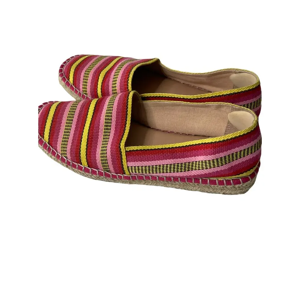 Chelsea & Violet Espadrille‎ Pink Woven Shoes